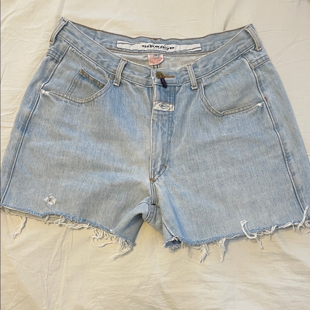 VNTG Marithe Francois Girbaud denim shorts